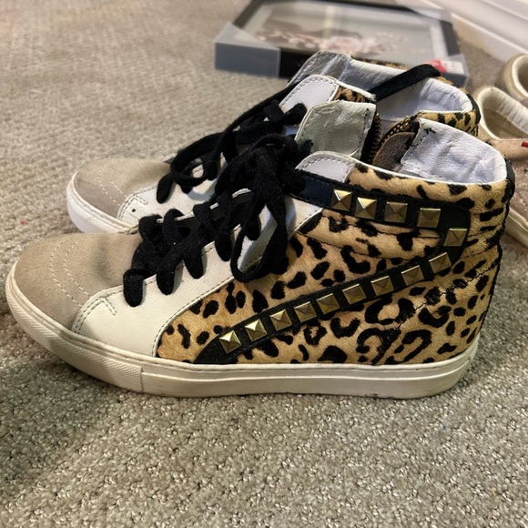 leopard steve maddens size 8 - Picture 2 of 4